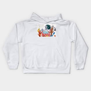 This is no Place for a Skeleton Kids Hoodie